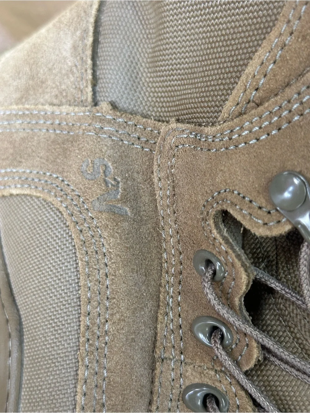 Calvin Klein Tan Suede Tactical Boots